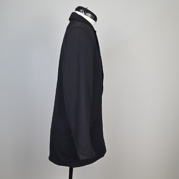 Tribal Black Oversized Vintage Blazer – Made in Canada – Size 5/6 - Picture 9 of 11